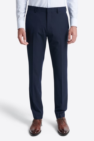 Calças slim - Azul-marinho