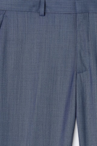 Calças slim em lã - Índigo