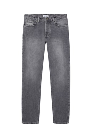 Calças de ganga regular - Cinzento-escuro