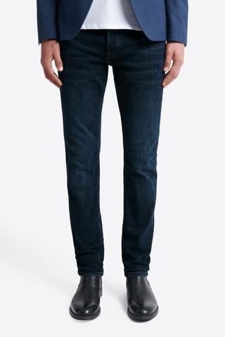 Calças de ganga slim - Azul-marinho