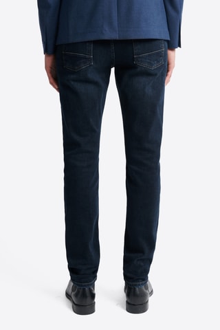 Calças de ganga slim - Azul-marinho