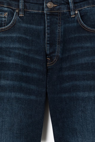 Calças de ganga slim - Azul-marinho