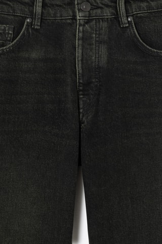 Calças de ganga regular - Preto