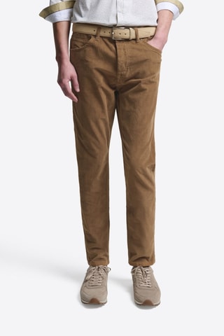 Calças de ganga slim - Camel