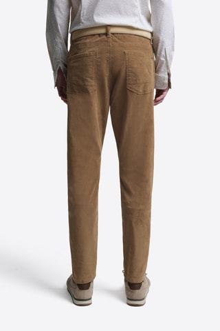 Calças de ganga slim - Camel