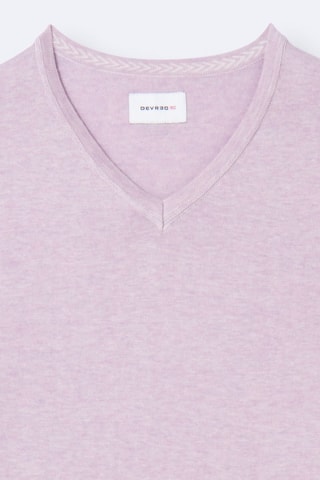 Camisola em algodão biológico - Violeta