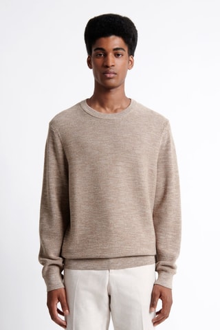 Camisola - Castanho-claro mesclado