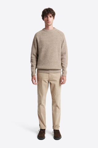 Camisola de lã - Bege ­mesclado