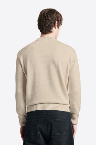 Camisola em lã merino - Marfim