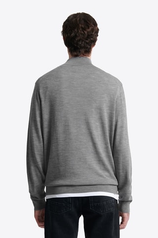 Camisola em lã merino - Preto