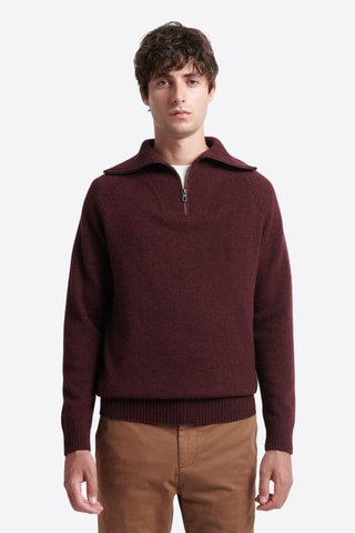 Camisola de lã - Bordô