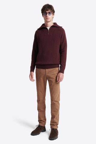 Camisola de lã - Bordô