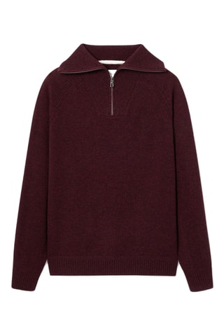Camisola de lã - Bordô