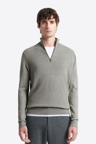 Camisola - Cinzento-claro mesclado