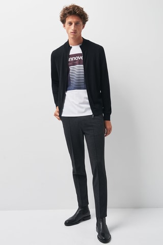 Casaco de lã - Preto