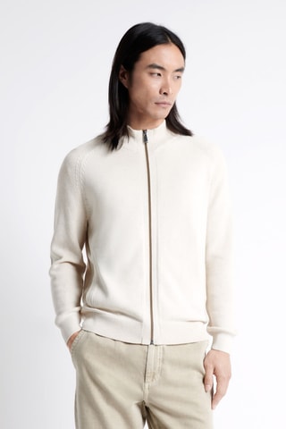 Casaco de malha - Cru