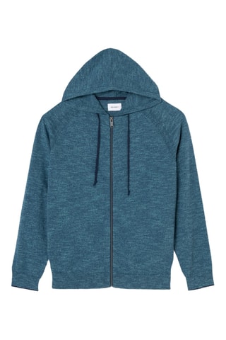 Sweat com capuz - Azul-cobalto