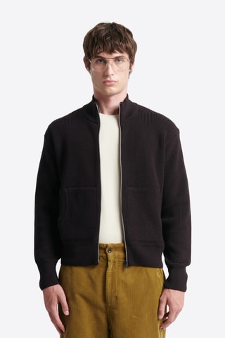 Casaco em lã - Castanho