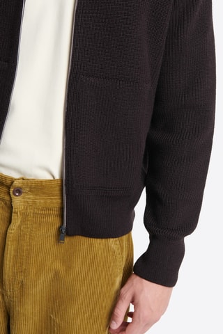 Casaco em lã - Castanho