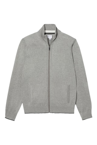 Casaco de malha clássico - Cinzento mesclado