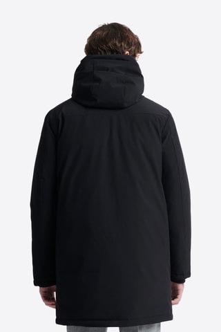 Parca com capuz - Preto