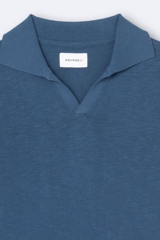 Polo - Azul-cobalto mesclado