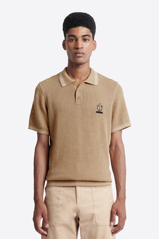 Polo clássico - Castanho-claro