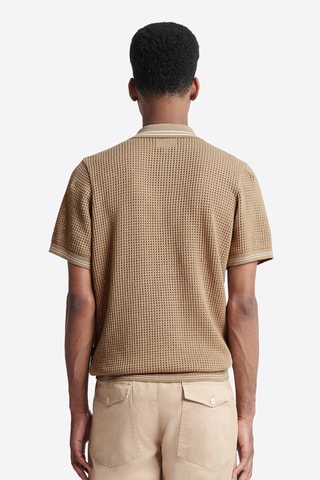 Polo clássico - Castanho-claro