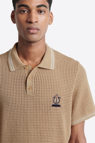 Polo clássico - Castanho-claro