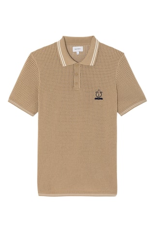 Polo clássico - Castanho-claro