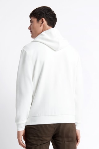 Sweat com capuz - Branco