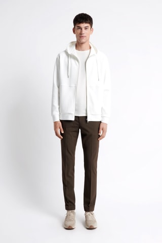 Sweat com capuz - Branco