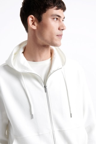 Sweat com capuz - Branco