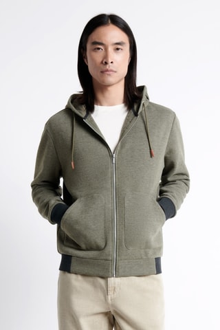 Sweat com capuz - Caqui