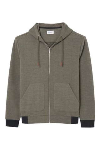 Sweat com capuz - Caqui