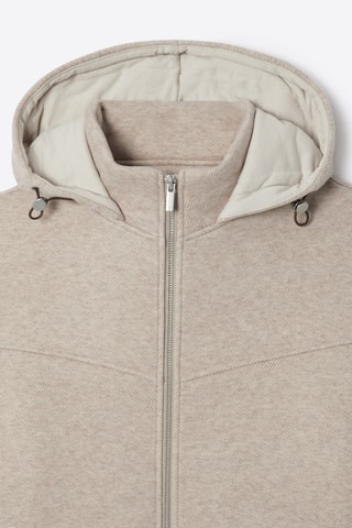 Sweat com capuz - Cru escuro