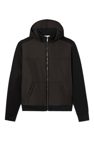 Sweat bi-matéria - Preto