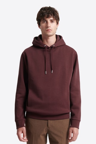 Sweat com capuz - Bordô