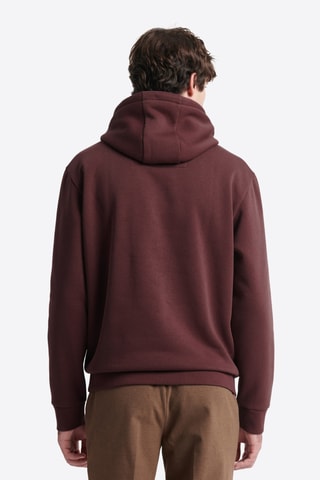 Sweat com capuz - Bordô