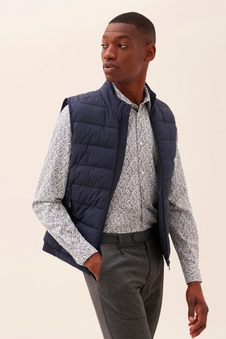 Blusão sem mangas Mwest Azul-marinho