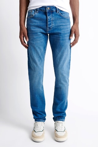 Calças de ganga regular - Azul