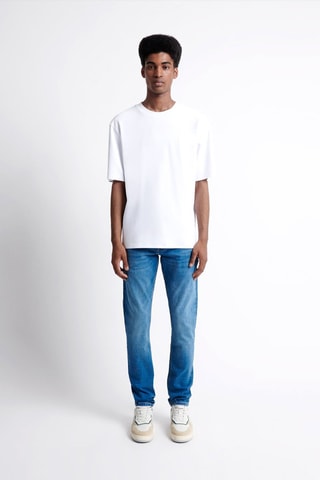 Calças de ganga regular - Azul