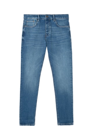 Calças de ganga regular - Azul