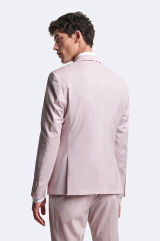 Casaco de fato em lã - Rosa