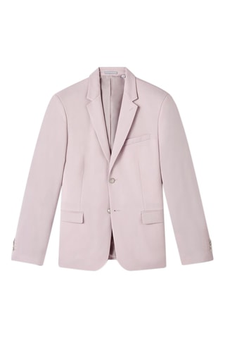 Casaco de fato em lã - Rosa