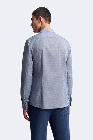 Camisa slim - Azul