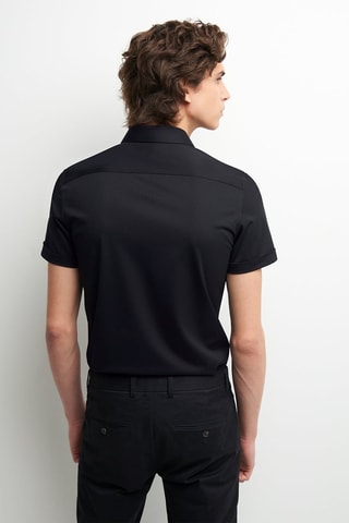 Camisa slim - Preto