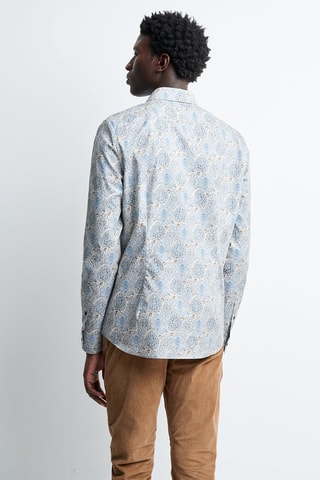 Camisa slim - Azul