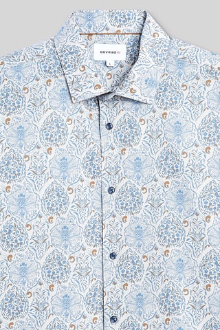 Camisa slim - Azul
