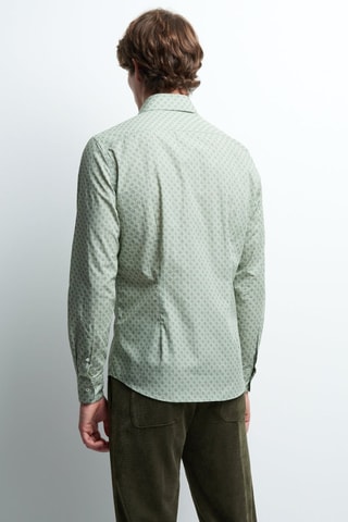 Camisa slim - Verde